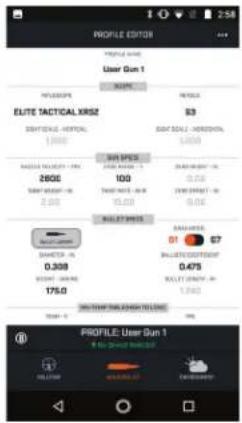 BUSHNELL Nitro 1800 - USING THE BUSHNELL BALLISTIC APP TO DOWNLOAD YOUR AMMO LOAD DATA (NITRO IN AbU MODE) - 2