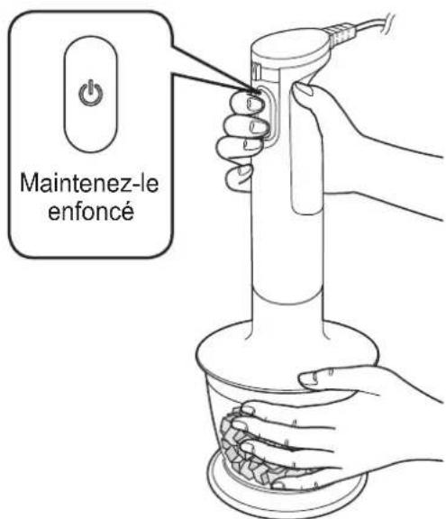 PANASONIC MXSS1 - Maintenez le bouton d'alimentation enfoncé pour commencer. - 1