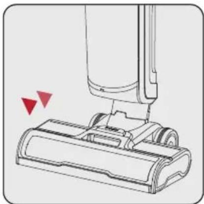 BEKO VCW 70340 W - Instalacja osłony rolki szczotki - 1