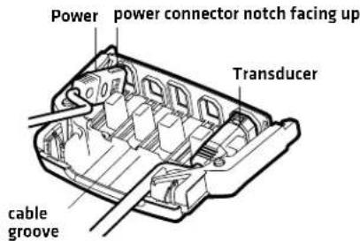 HUMMINBIRD Helix 12 Chirp SI GPS - | Assemble the Cable Tray - 2