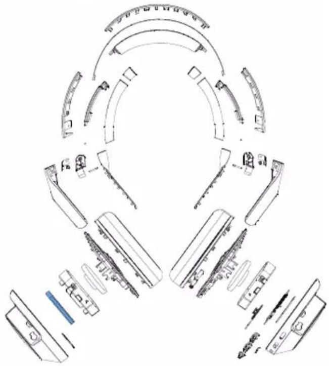 PHILIPS TAH7508 - 拆除集成式电池 - 1