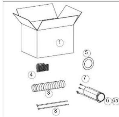 EDILKAMIN SIRENA - 1st SOLUTION: KIT 11 (code 645700) - ADJACENT ROOM ONLY - 6