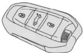 DS 9 (2024) - Clé électronique avec fonction télécommande et clé intégrée - 1