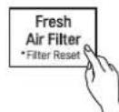 LG LRYXS3106D - Replacing the Fresh Air Filter - 6