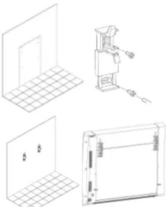 TAURUS Alpatec Paradiso Ceramic 1500W - FISSAGGIO A PARETE (FIG.3): - 1