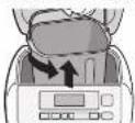 PANASONIC SDYR2500 - Remove the bread pan and set the kneading blade - 1