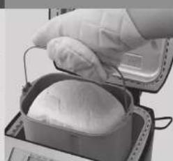 PANASONIC SDYR2500 - Insert the ingredients in the bread pan Set the program and start Remove the bread - 4