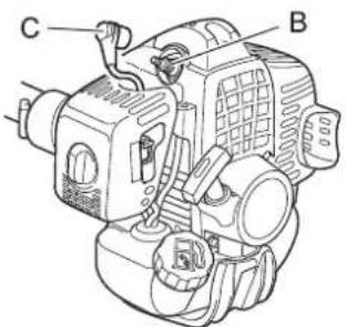 Shindaiwa C280TS - Verifica della lama - 2
