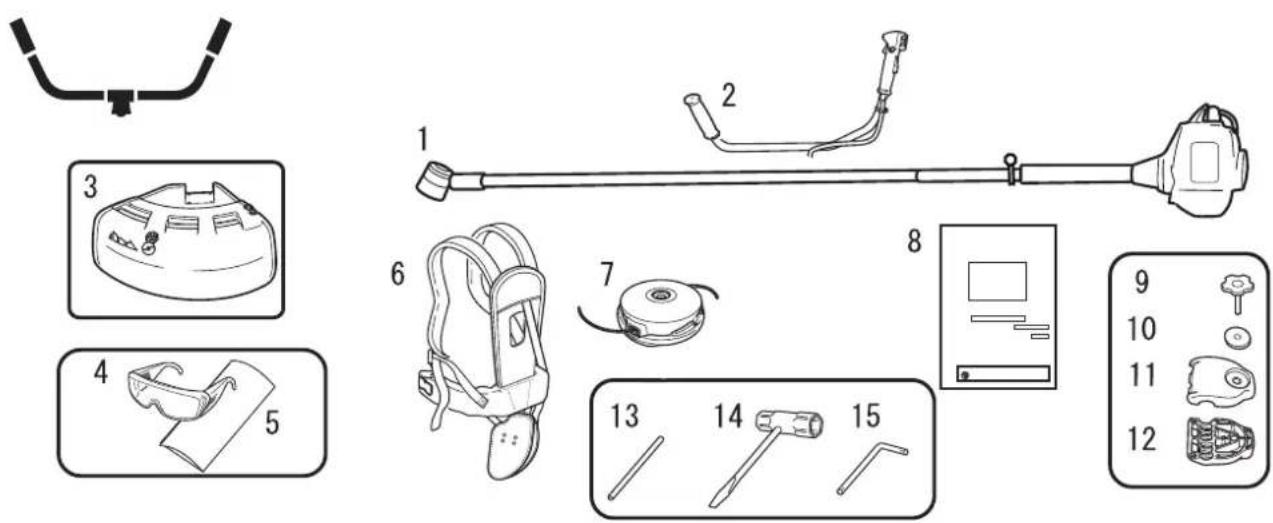 Shindaiwa C280TS - Packing list - 3