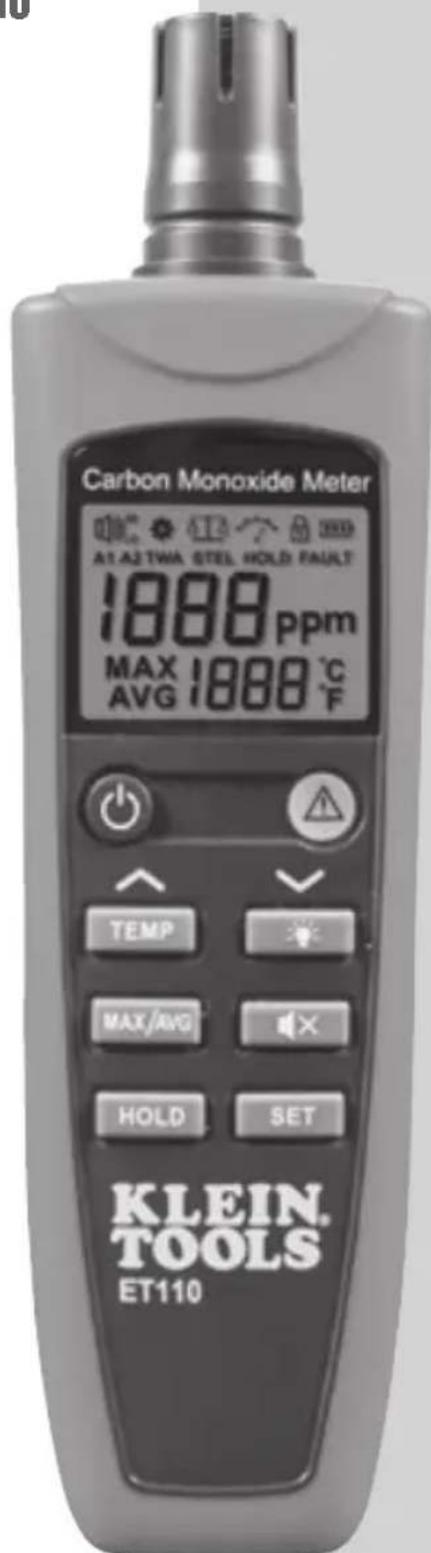 Klein Tools ET110 - Medidor de monóxido de carbono - 1