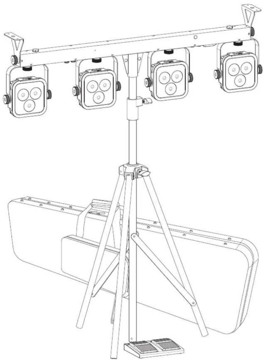 Chauvet 4BAR LT QuadBT ILS - 4BAR LT QuadBT ILS Quick Reference Guide - 2