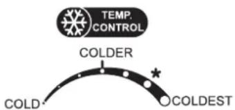 INSIGNIA NSRTM10SS2 - Réglage de la température du congélateur - 1