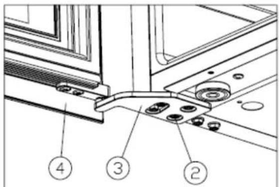 NODOR NorCare V36 BK - Inverser la porte - 5