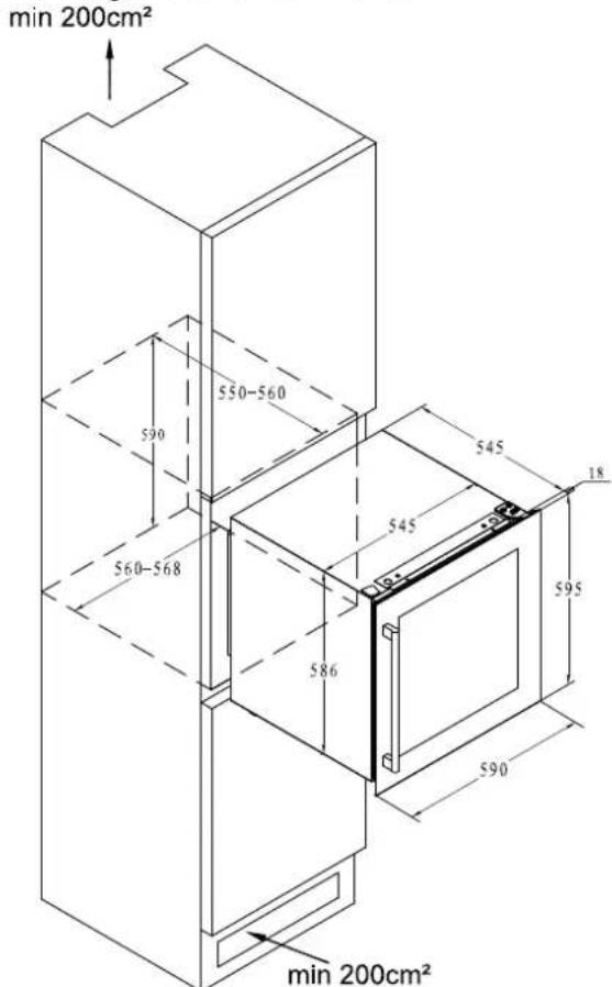 NODOR NorCare V36 BK - L'appareil est conçu pour être installé sous le plan de travail ou seul sur le sol. - 1