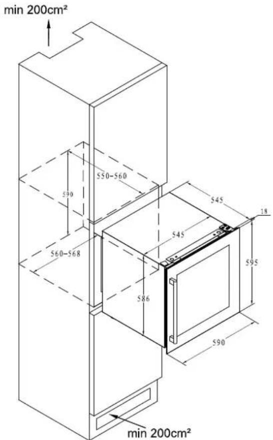 NODOR NorCare V36 BK - Das Gerät ist so konstruiert, dass es entweder unter einer der Theke oder eigenständig auf dem Boden aufgestellt werden kann. - 1