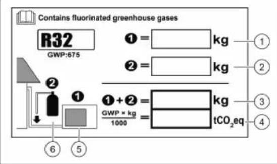 VAILLANT VAI5020WNI - Scheda dati per carica di refrigerante nel prodotto - 1