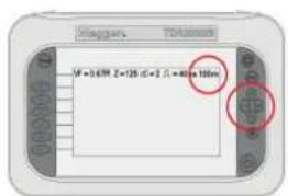 Megger TDR2050 - Régler les options de configuration - 11