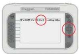Megger TDR2050 - Régler les options de configuration - 6