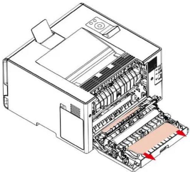 PANTUM CP2100DW - Bourrage papier dans la couverture arrière - 5