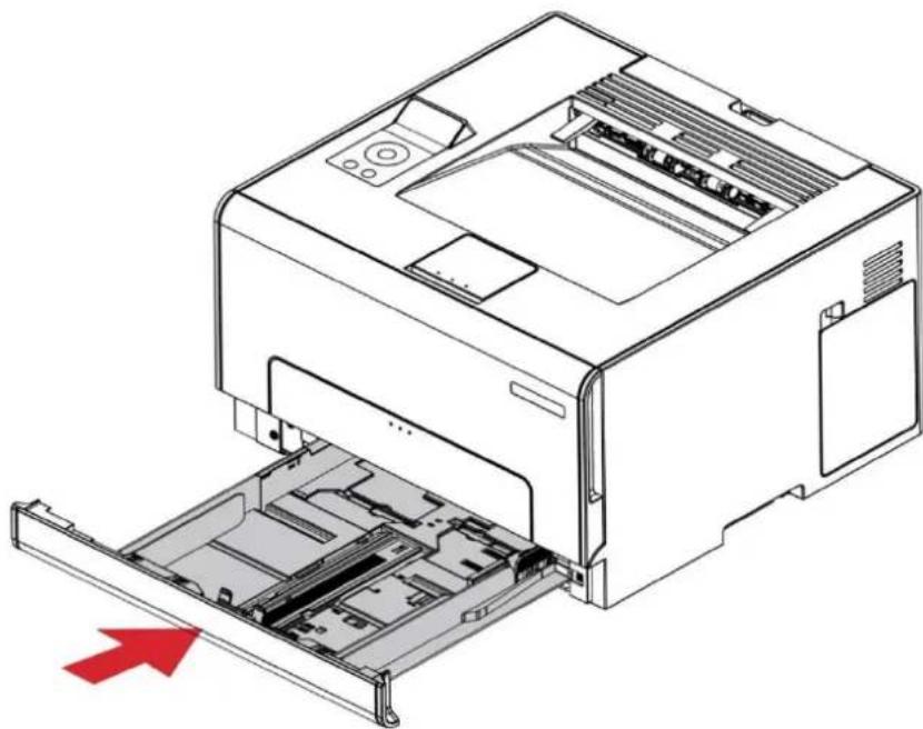 PANTUM CP2100DW - Remettre le plateau en place - 2