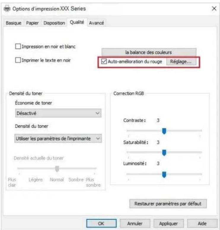 PANTUM CP2100DW - Impression avec renforcement du rouge - 1