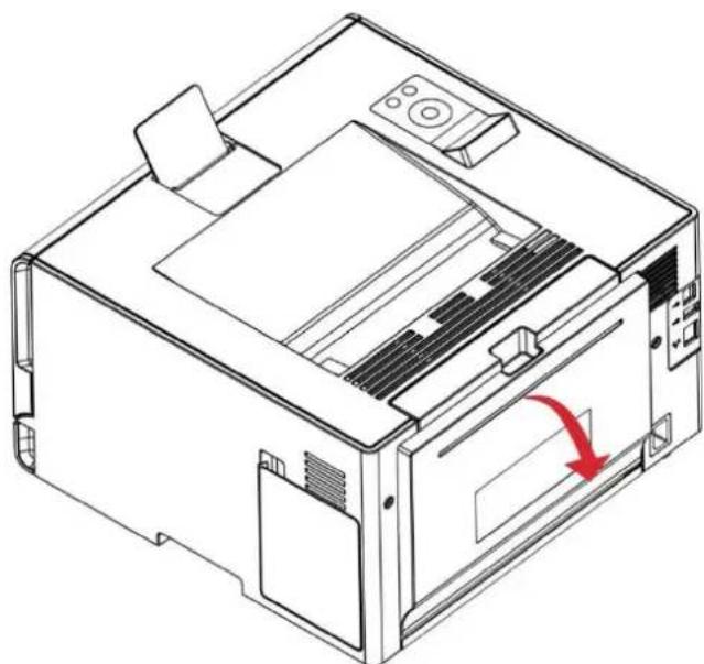 PANTUM CP2100DW - Le papier est coincé dans le plateau d'alimentation standard - 3