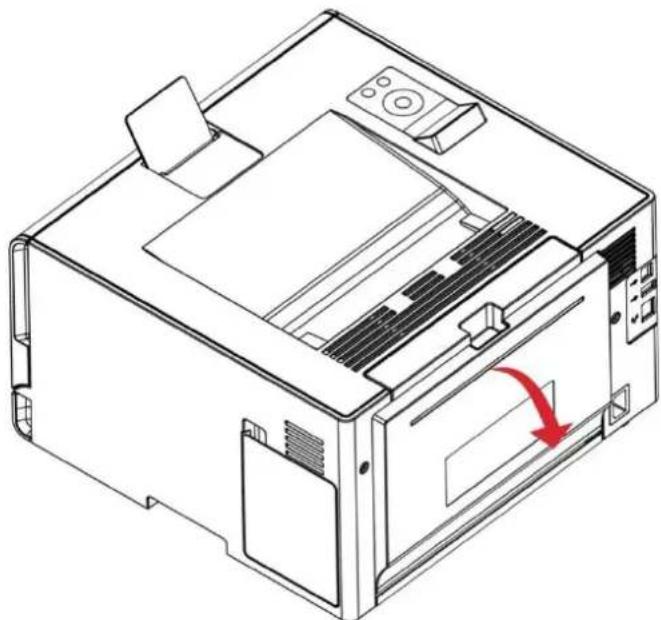 PANTUM CP2100DW - Bourrage papier dans la couverture arrière - 1