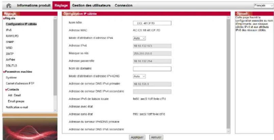 PANTUM CP2100DW - Serveur web - 1