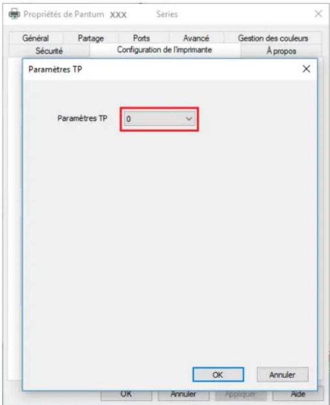 PANTUM CP2100DW - Définir les paramètres de l'impression par transfert - 2