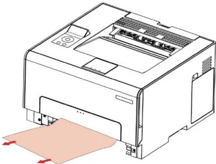 PANTUM CP2100DW - Le papier est coincé dans le plateau d'alimentation standard - 2