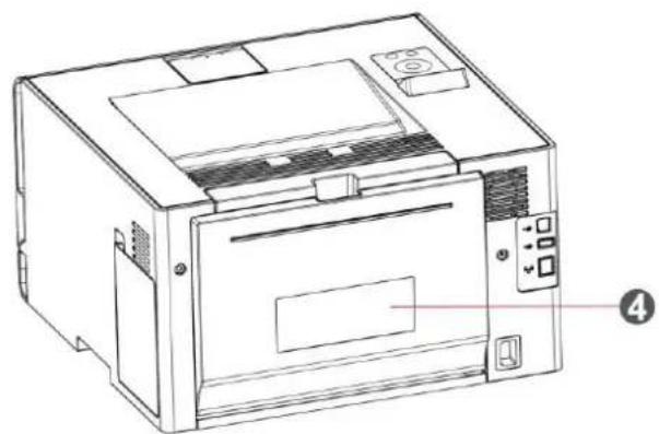 PANTUM CP2100DW - Localiser le papier coincé - 2