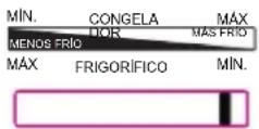 CANDY D11GCE7175T - Ajuste de temperatura del congelador - 8