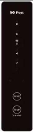 CANDY D11GCE7175T - Freezer temperature adjustment - 2
