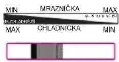 CANDY D11GCE7175T - Nastavení teploty mrazničky - 3
