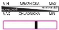 CANDY D11GCE7175T - Nastavení teploty mrazničky - 5
