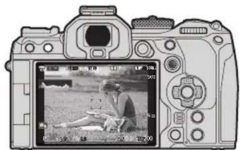 OM SYSTEM OM1 Mark II - Sur le super panneau de commande LV / super panneau de commande - 3