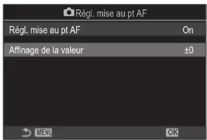 OM SYSTEM OM1 Mark II - Configurez les options. - 1
