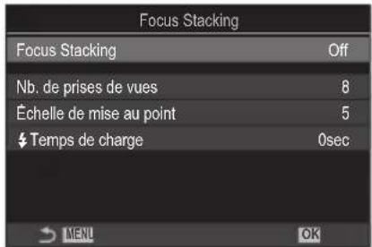 OM SYSTEM OM1 Mark II - Activation de Focus Stacking - 1