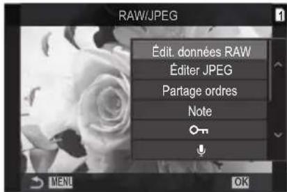 OM SYSTEM OM1 Mark II - Retouche d'images RAW (Édit. données RAW) - 2