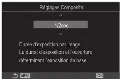 OM SYSTEM OM1 Mark II - Éclaircir la composition (B: Photographie Composite en direct) - 4