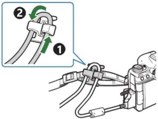 OM SYSTEM OM1 Mark II - Passé-câble (CC-1) / Protection de cable (CP-2) - 3