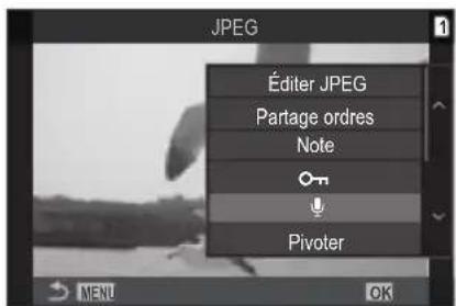 OM SYSTEM OM1 Mark II - Ajout de son aux images () - 1