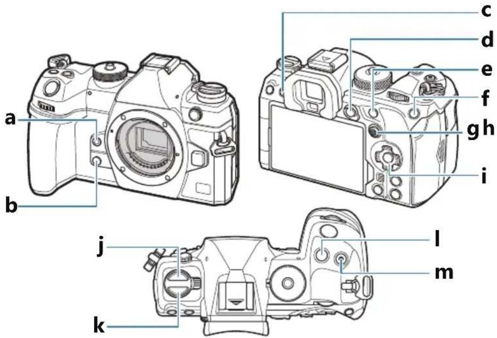 OM SYSTEM OM1 Mark II - Fonctions et boutons directs - 1