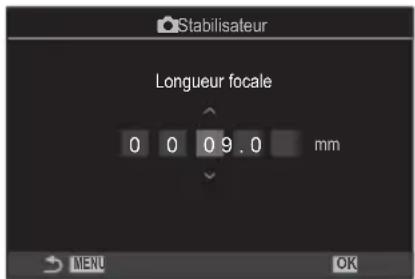 OM SYSTEM OM1 Mark II - Réglage de l'option détaillée du stabilisateur - 1