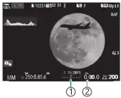 OM SYSTEM OM1 Mark II - Utilisation de la compensation de l'exposition en mode M - 1