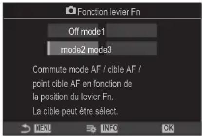 OM SYSTEM OM1 Mark II - Comment configurer le levier Fn - 1
