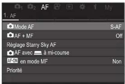 OM SYSTEM OM1 Mark II - Comment utiliser les menus - 3