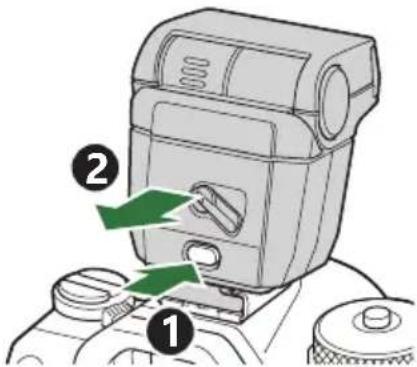 OM SYSTEM OM1 Mark II - Retrait des unités de flash - 1