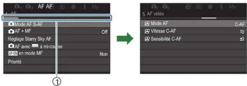OM SYSTEM OM1 Mark II - Comment utiliser les menus - 5