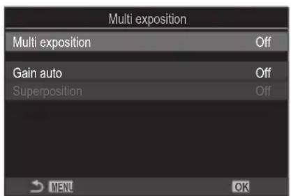 OM SYSTEM OM1 Mark II - Activation de Multi exposition - 1